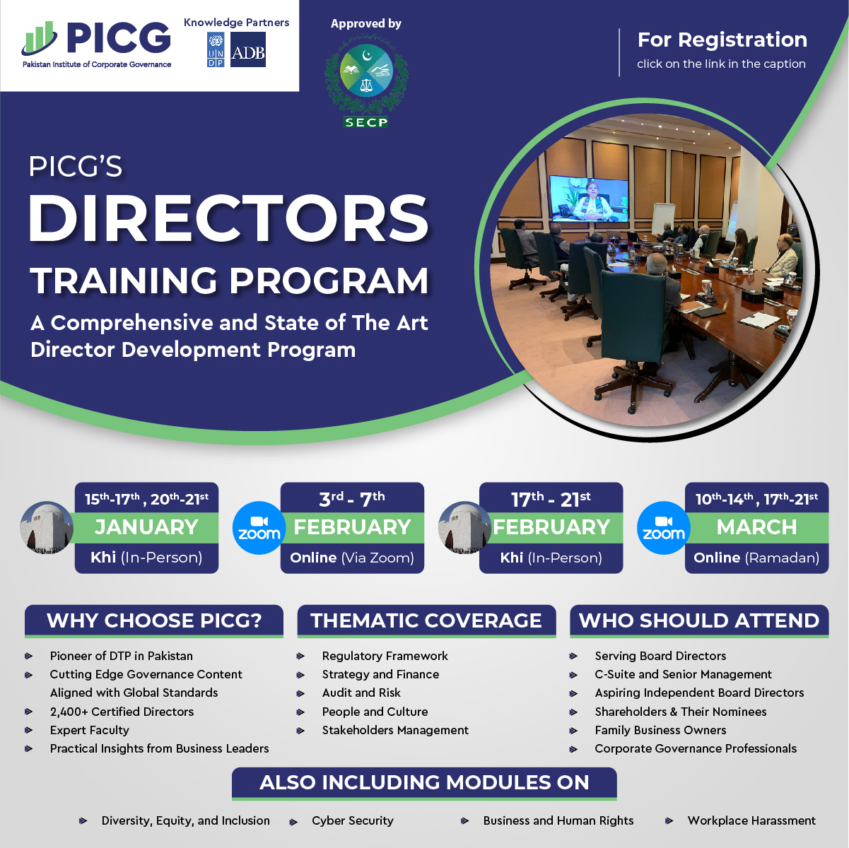 Directors Training Program January to March