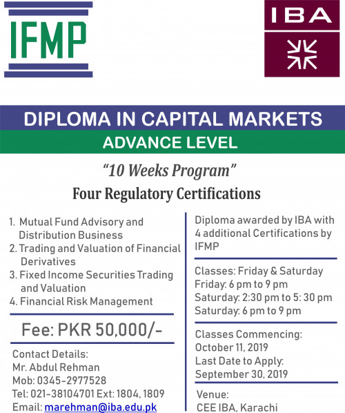 Diploma in Capital Market program