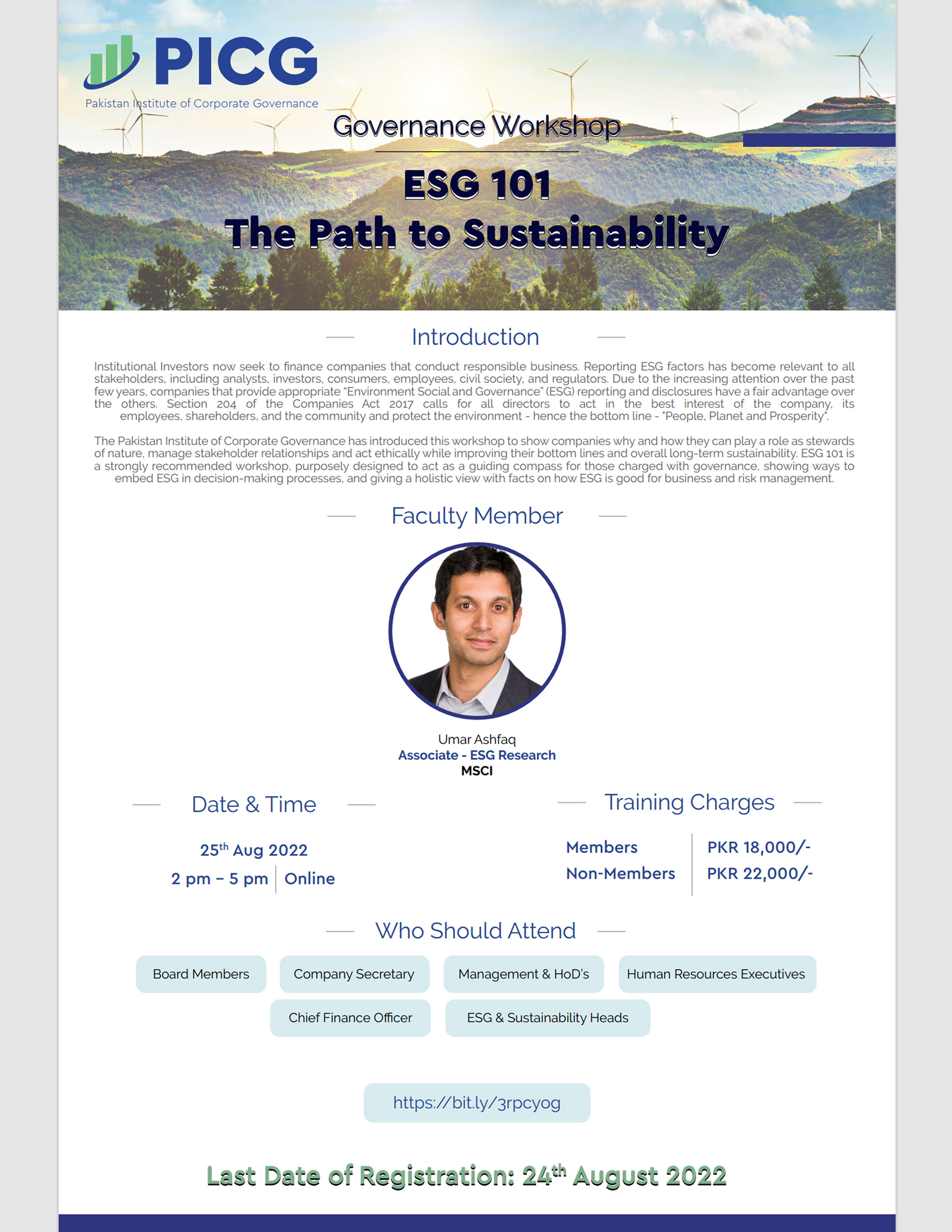 PICG Presents ESG 101 - The Path to Sustainability