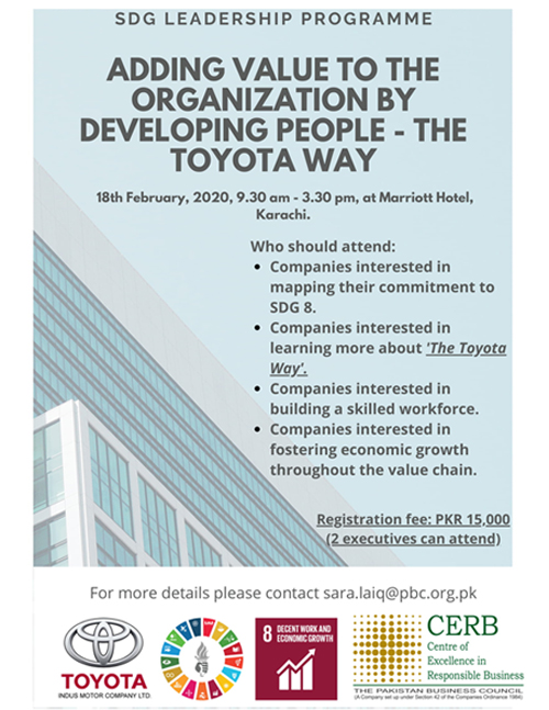 TOYOTA - SDG Leadership Programme