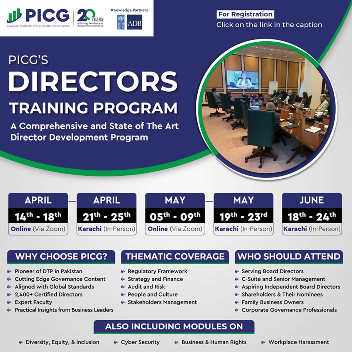 Directors Training Program May to June 2025