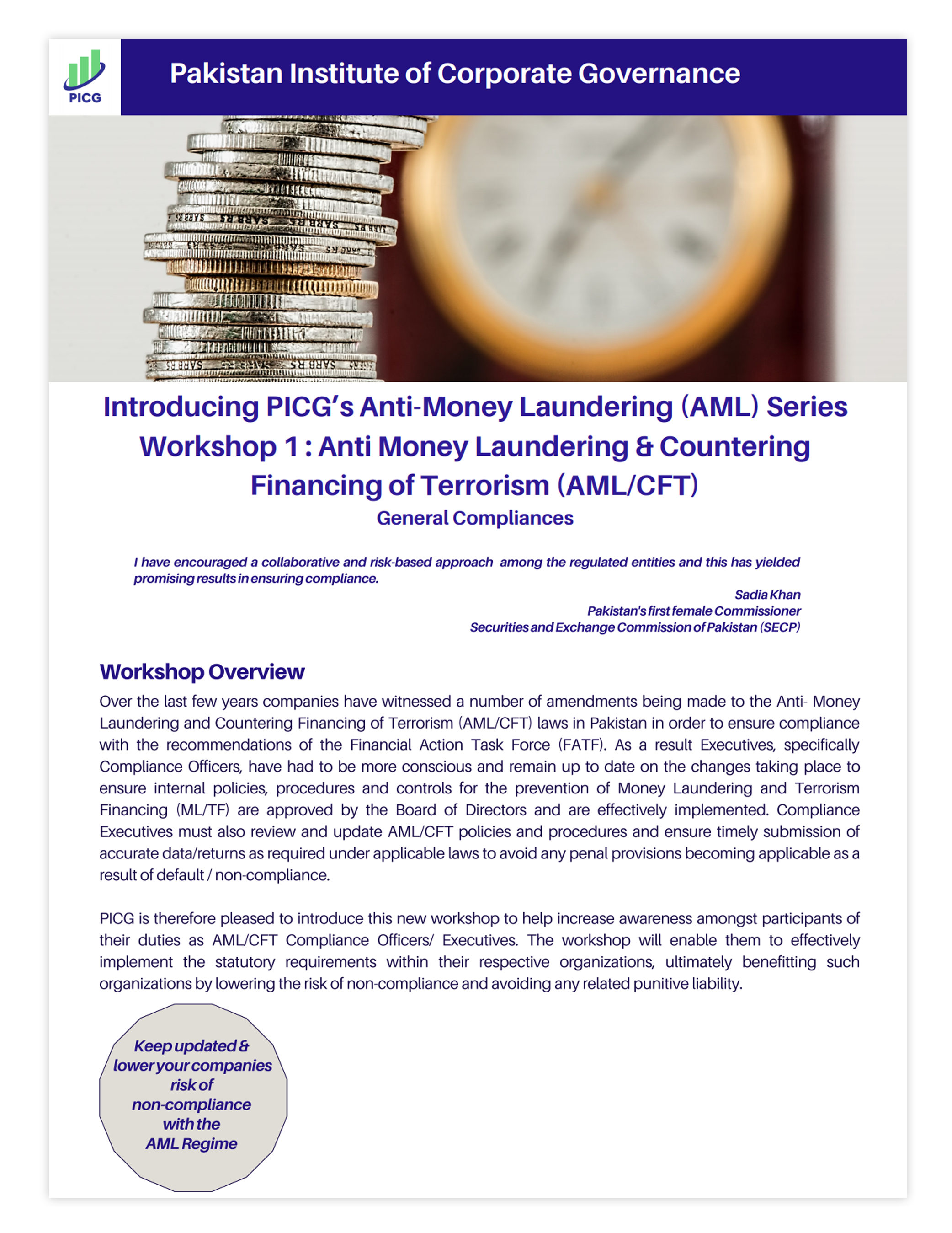 Anti-Money Laundering & Countering Financing of Terrorism