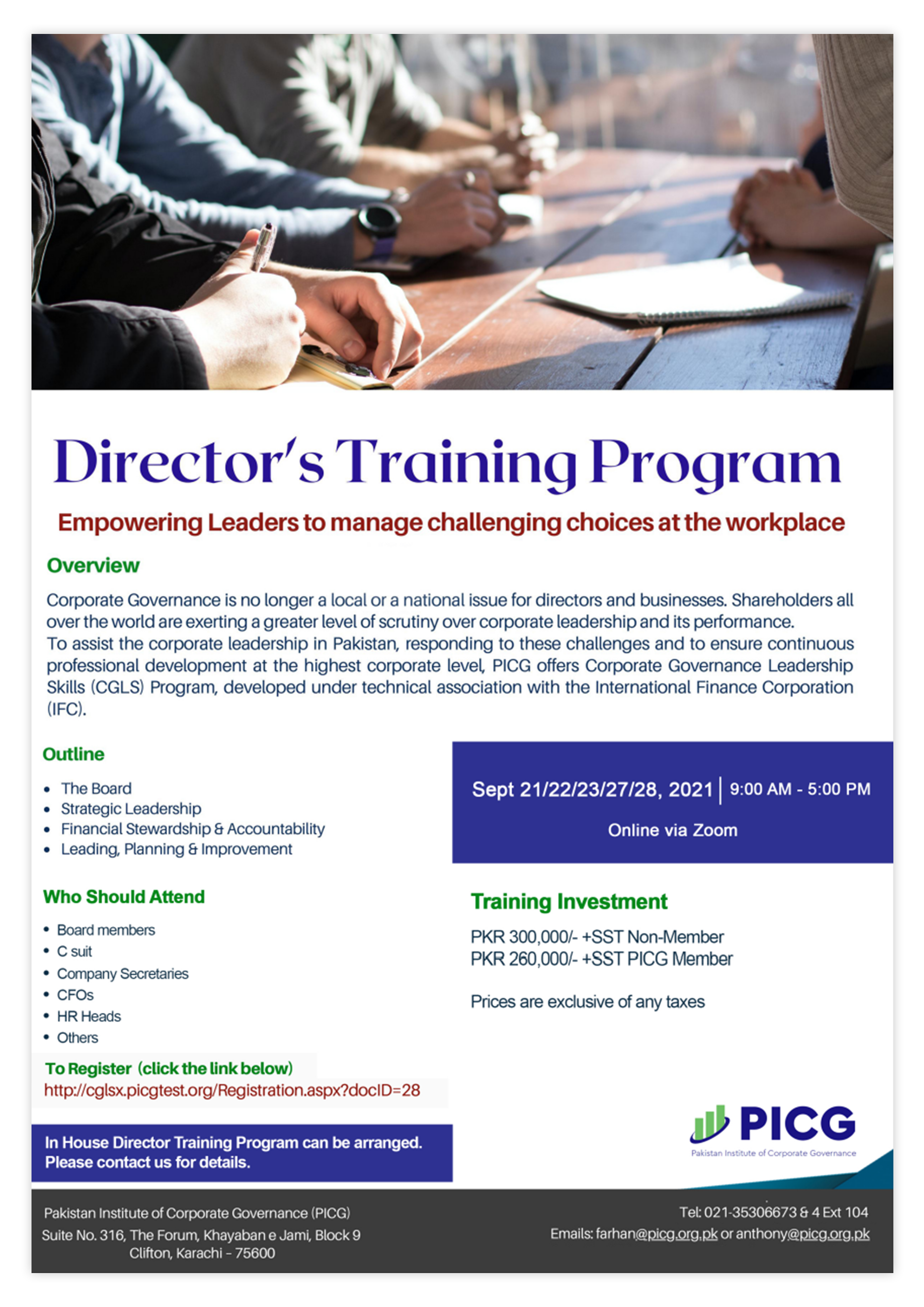 Director's Training Program