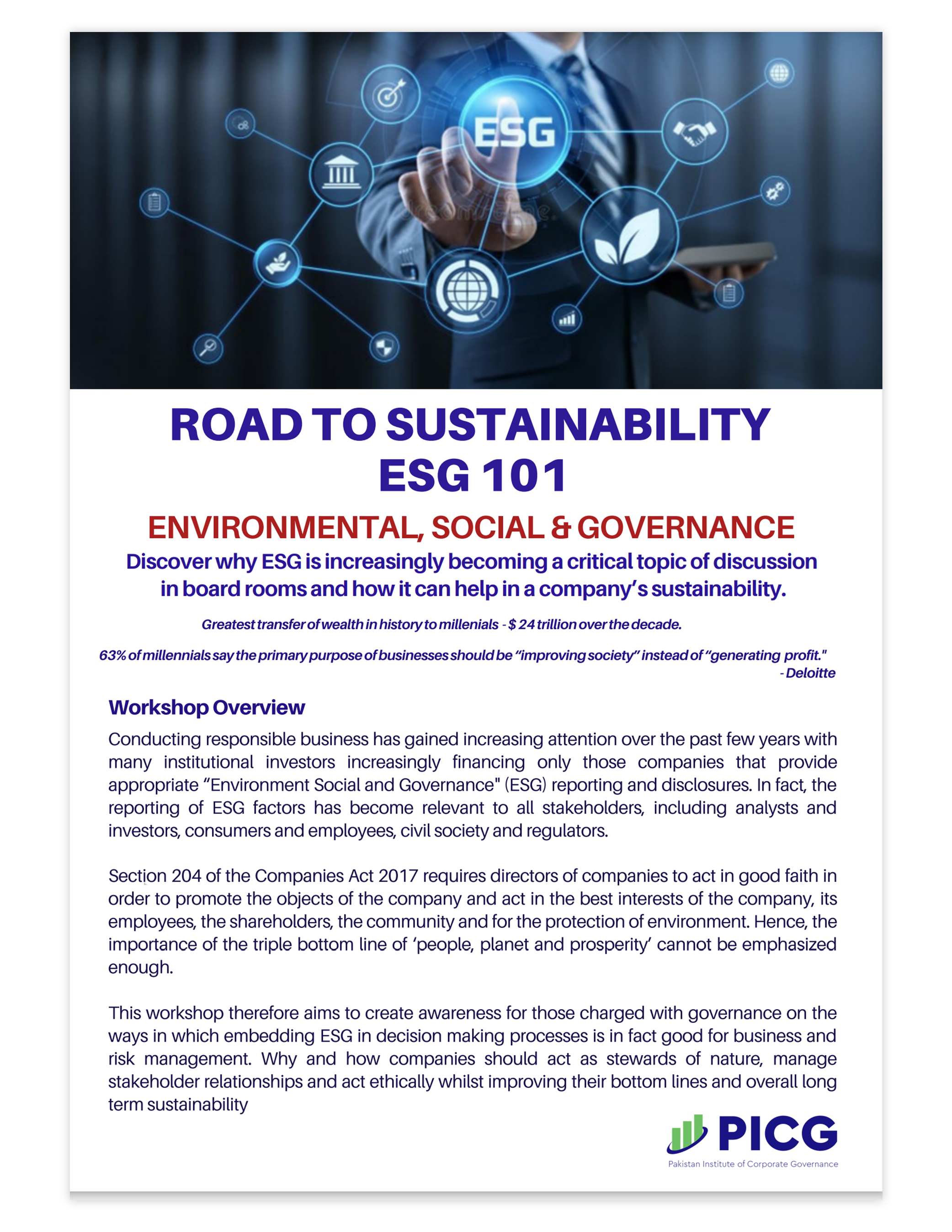 Road to Sustainability - ESG 101