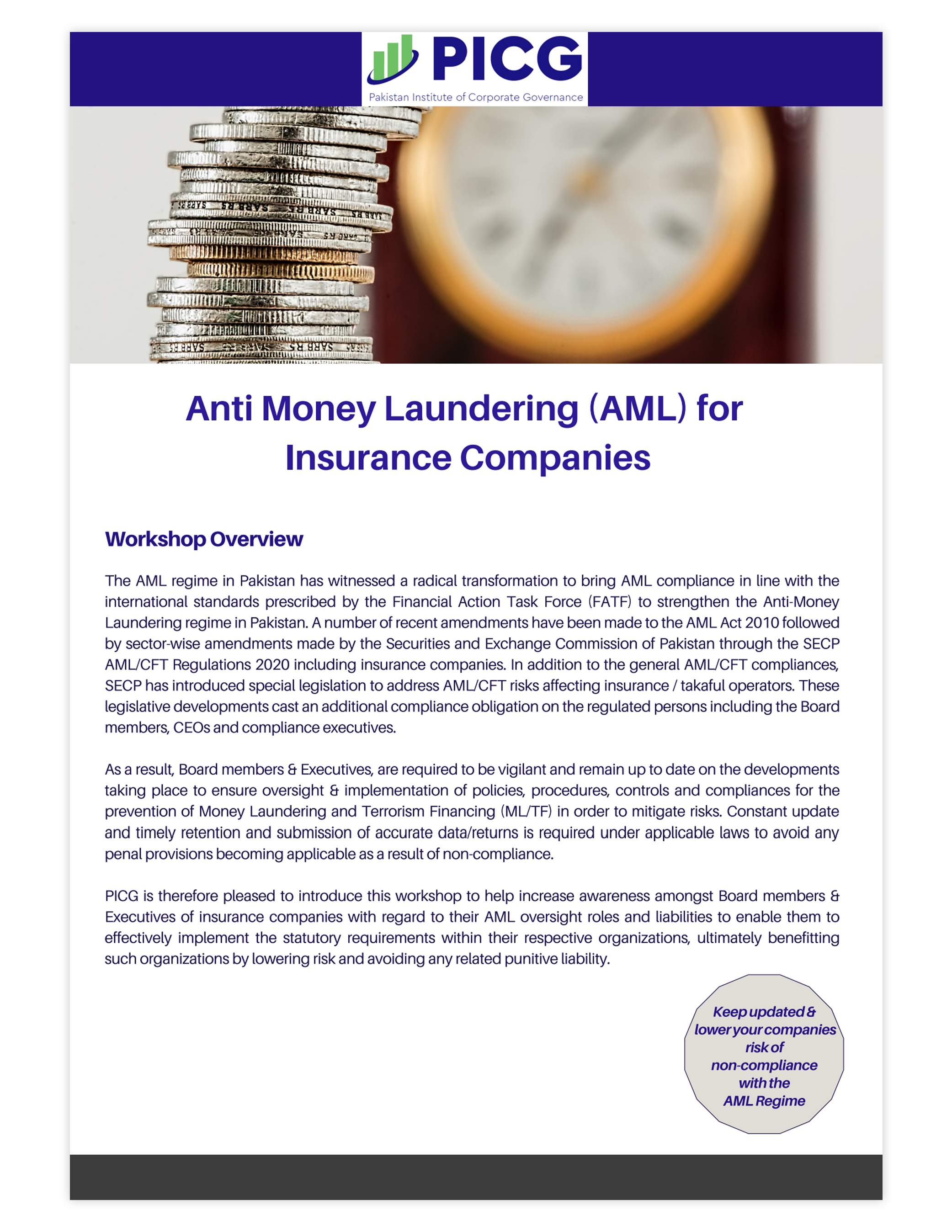 Anti-Money Laundering for Insurance Companies