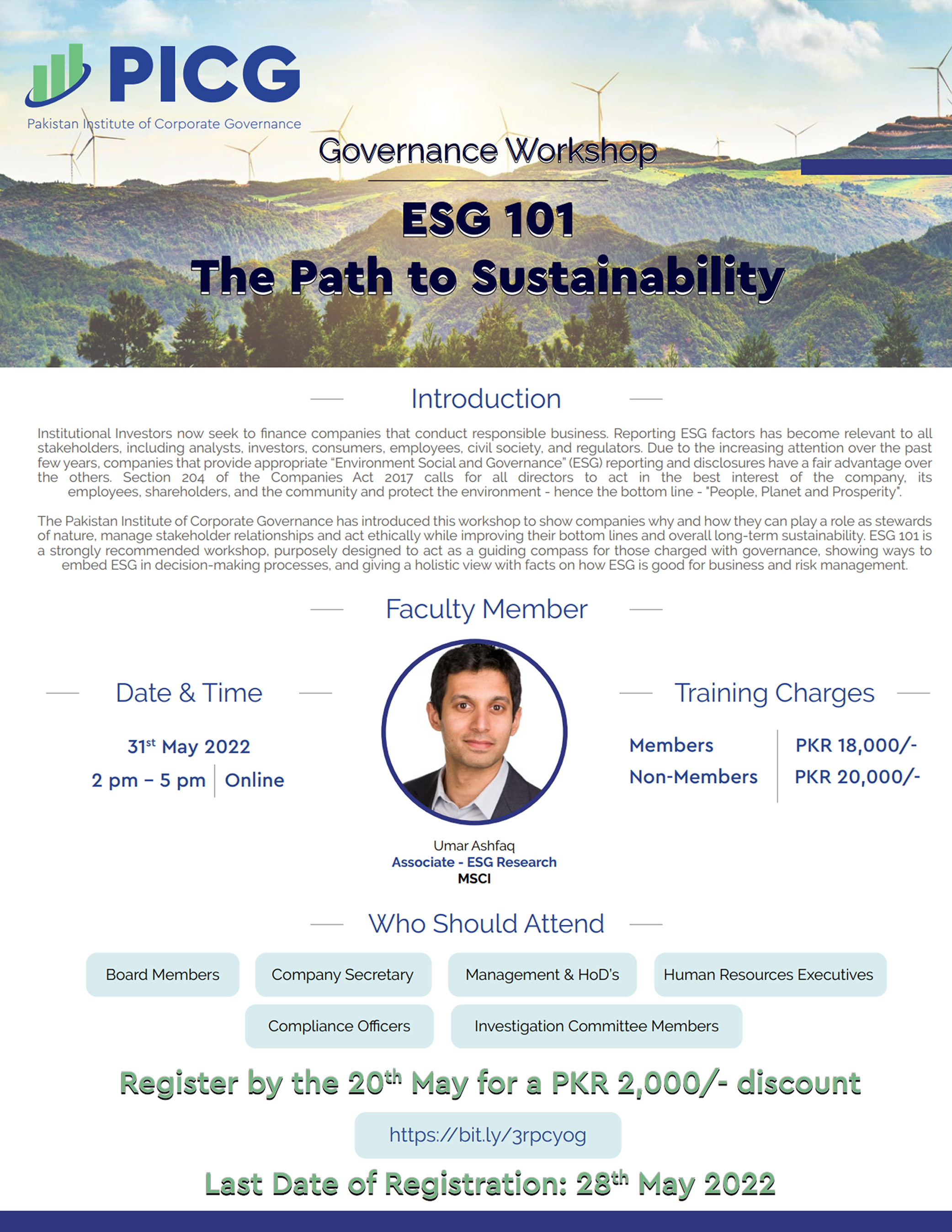 ESG 101 - The Path to Sustainability Workshop