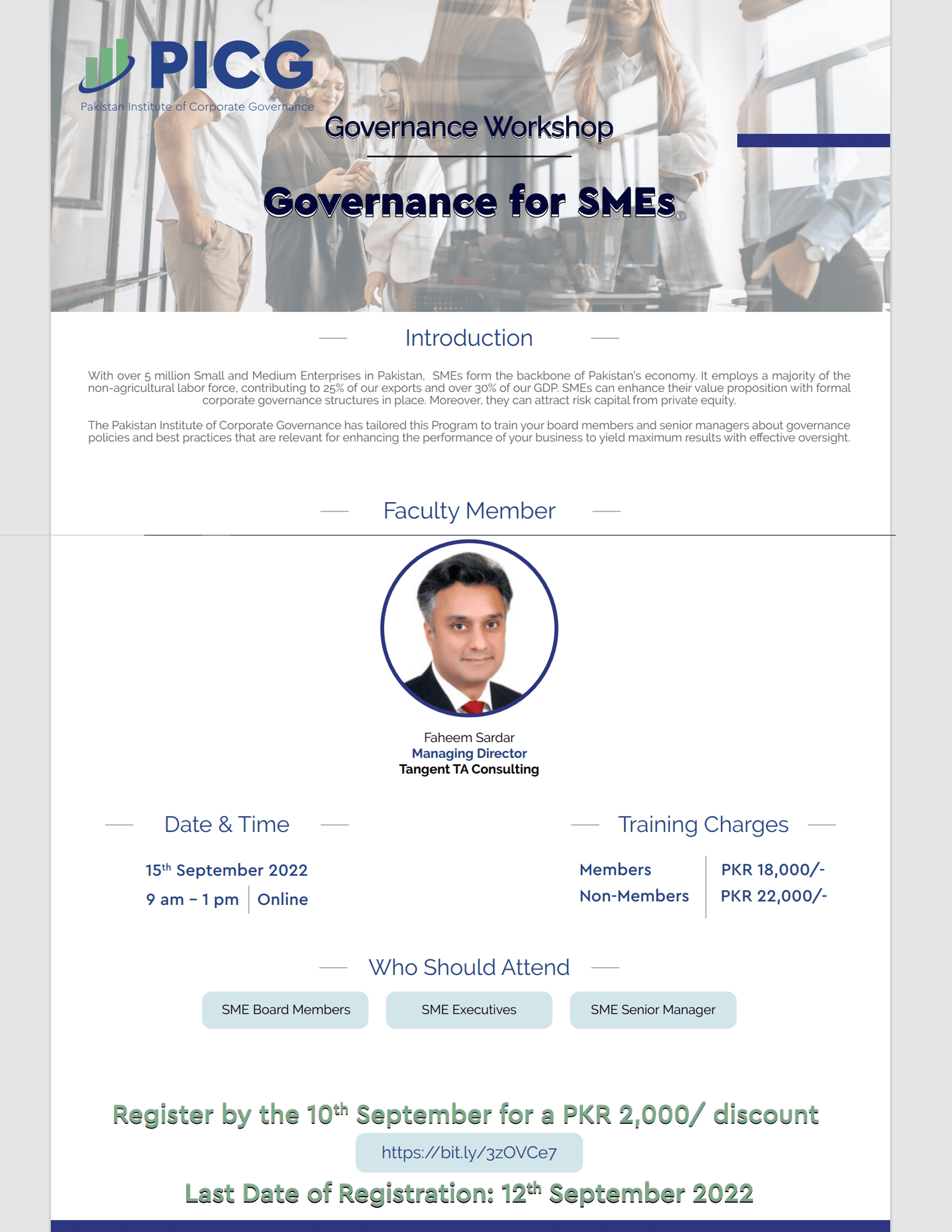 The PICG presents Governance for SMEs